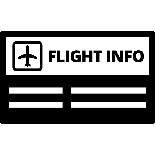 Flight info button